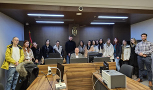 Studenti Pravnog fakulteta Univerziteta u Beogradu u poseti Prvom osnovnom sudu u Beogradu